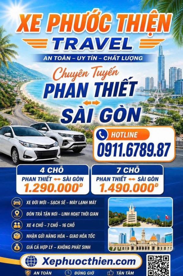 NHÀ XE PHUOC THIỆN PHAN THIẾT SÀI GÒN